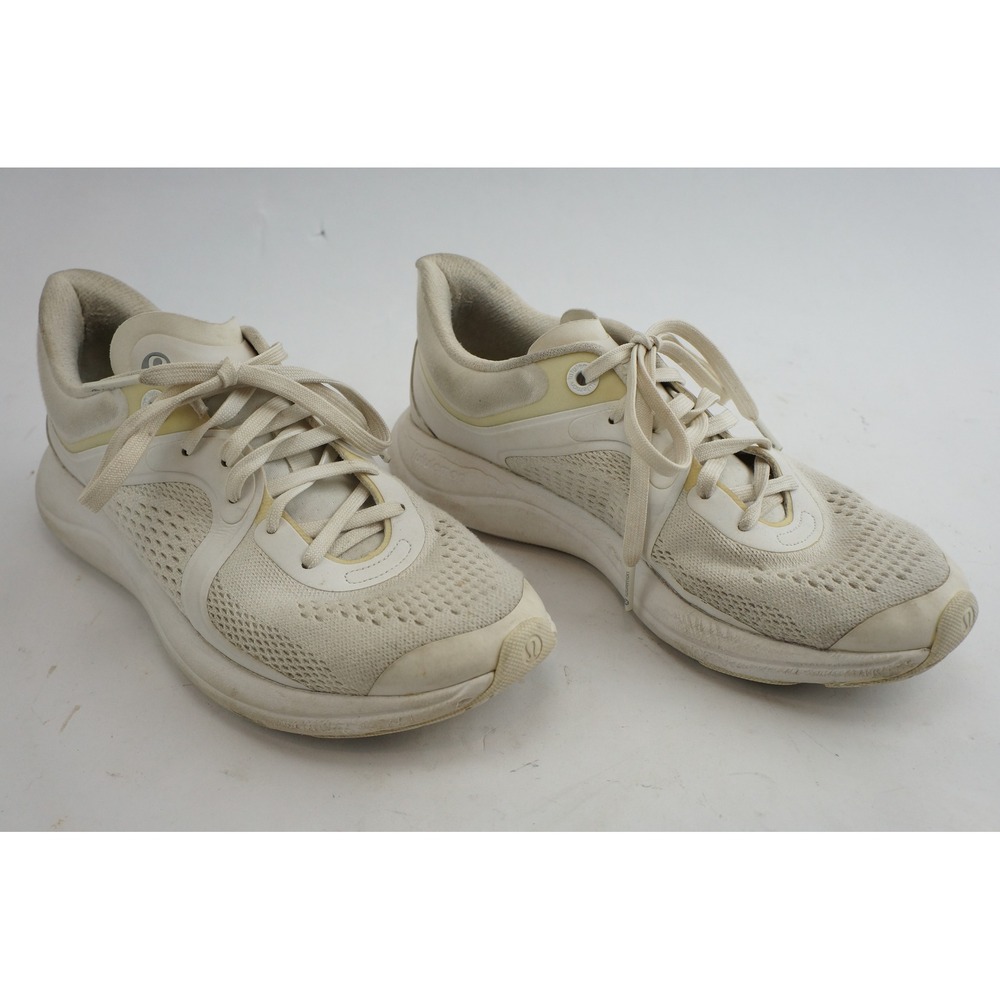 Lululemon Chargefeel Workout Low Size 7 White Running Training Shoes Good